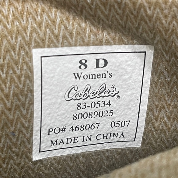 NWOT Cabellas 8D hiking boots - Picture 5 of 8